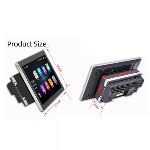 Pantalla táctil de 10.1" desmontable con Carplay, Android Auto y cámaras 3
