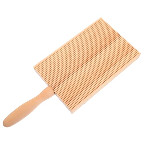 LIGIGWASH Tabla de Madera para Pasta Gnocchi con Mango Ergonómico Herramienta Práctica para Elaborar Pasta Fácil de Limpiar Uso Doméstico