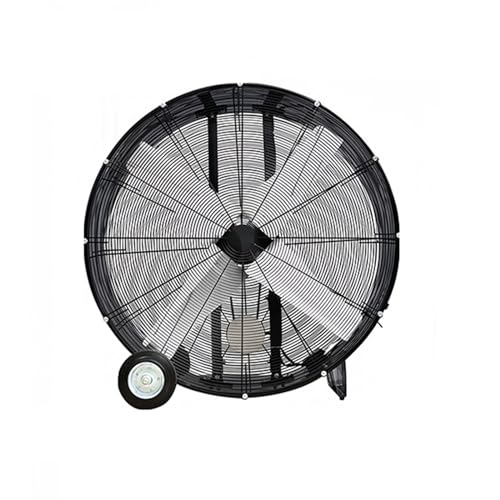 ZKALQECNF Ventilador de Suelo Ventilador eléctrico Grande Ventilador eléctrico Industrial Taller móvil Almacén Ventilador eléctrico de pie Ventilador Industrial Suelo(48 Inch)