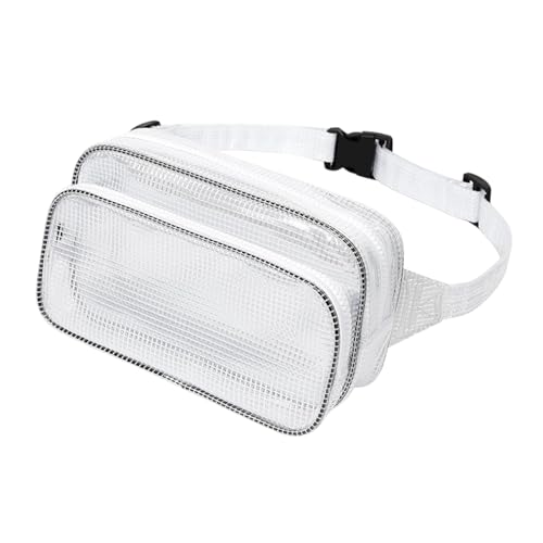 MagiDeal Bolsa de PVC Bolsa de electricista Bolsa a prueba de polvo Anti estática Bolsa de herramientas Clear Fanny Pack para reparación de deportes