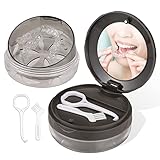 Estojo para dentadura - cinza