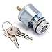 10L0L Golf Cart Starter Ignition Key Switch for EZGO Electric Golf Cart 17421G1, 2 Terminal Prongs