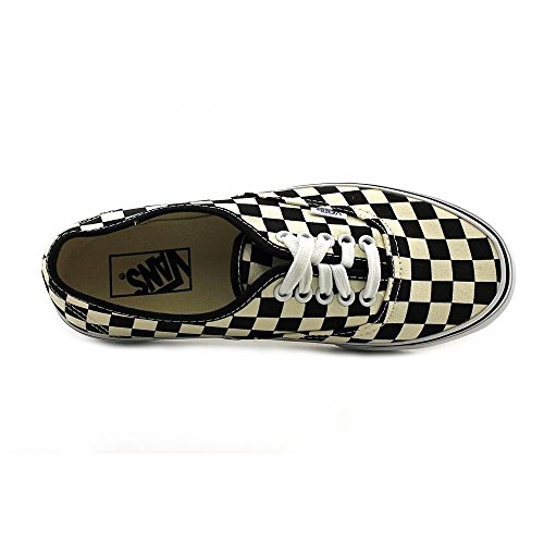 Vans Vans Authentic, Unisex-Adults' Low-Top Trainers, Black Noir Black White Checker, Womens 8