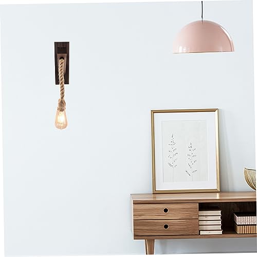 Lámpara de montaje en pared de madera para iluminar zonas oscuras 7