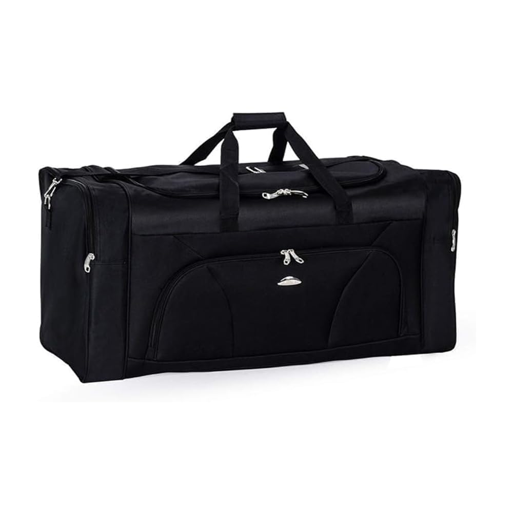 Urban London Sports Gym Bag Duffel Bag – Lightweight, Durable Outdoor Luggage Duffle Bag Holdall for Gym Climbing Sports Travel Crossfit (Black, Extra Large 32 Inch)
