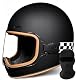 Retro Integralhelm Bdbrhfg Vintage Motorradhelm für Scooter und Touring