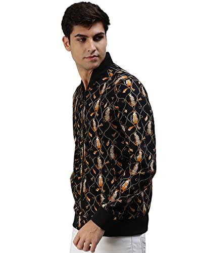 Image of Veirdo Leopard Printed Zip Up Cotton Shacket /Jacket for Men & Boys
