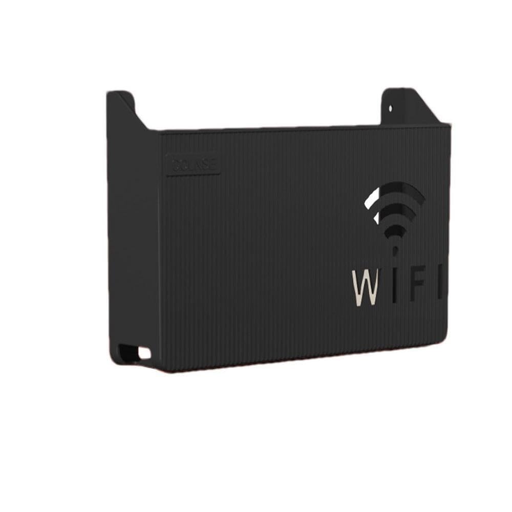 Boîte WiFi murale esthétique pour harmoniser les câbles du salon moderne