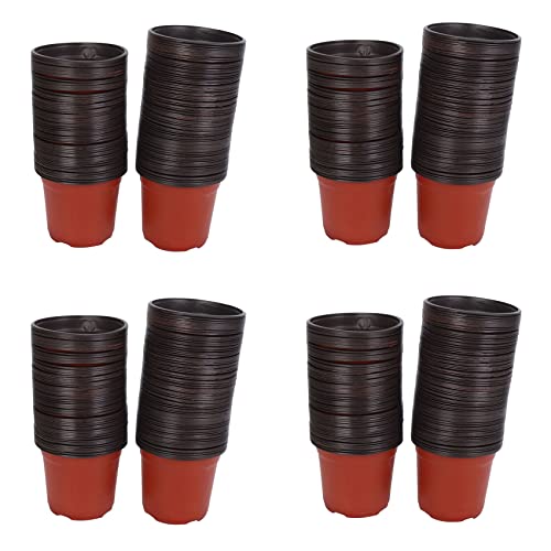 GERALD 600 piezas serie 4.72 pulgadas plástico siembra vivero suministros plantador maceta/macetas contenedores