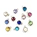 1 Set Mixed Birthstone Charm Connectors 8mm Austrian Crystal Beads 14k Gold Plated (12pcs) for Earrings Bracelet Necklace Jewelry Making CCP3-G