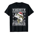 Photo Gallery merry fishmas bass fishing ugly christmas design maglietta Photo Gallery merry fishmas bass fishing ugly christmas design maglietta