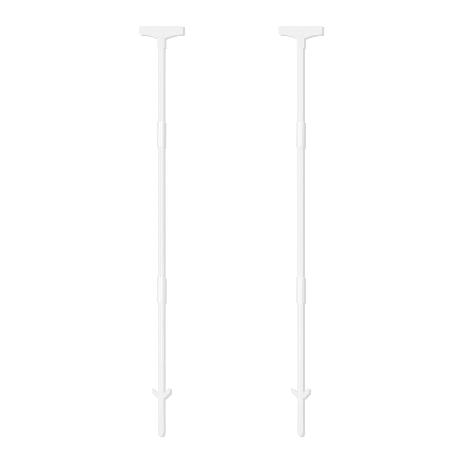 Lot de 2 piquets de panneau de 122 cm pour panneaux étanches - En métal - Pour jardin, cour, pelouse, uniquement pour panneaux en aluminium