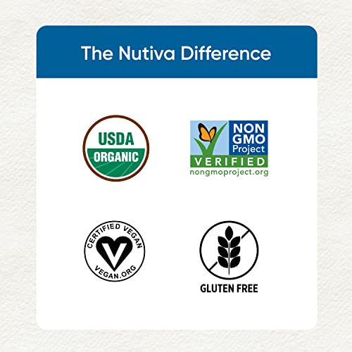 Nutiva Organic Cold-Pressed Hemp Seed Protein Powder, Vanilla, 16 Ounce #TOP3