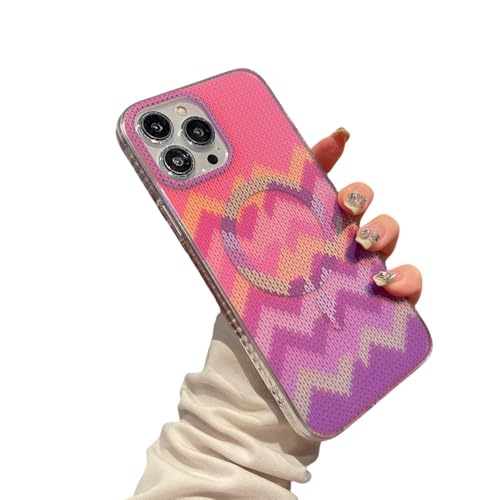Coque iPhone 15 Pro Max antichoc violette chargement sans fil magnétique