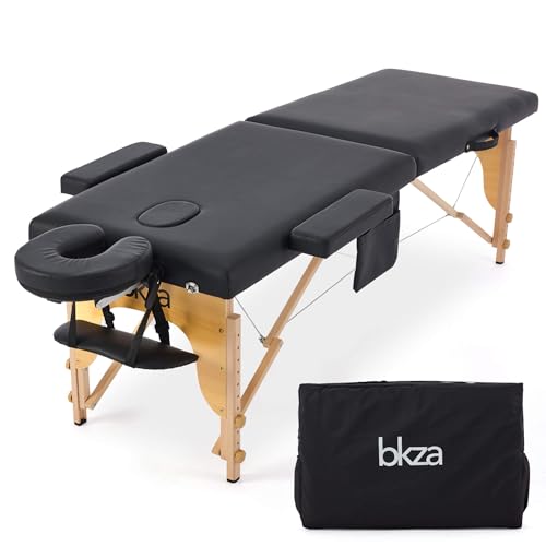 BKZA - MSG 102 - Cama Maca de Massagem Portátil Premium, Divã Cama de Tatuagem, Estética, Massoterap