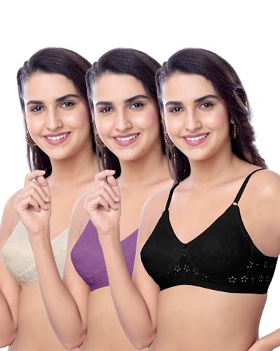 Image of Brida Italia Women's Cotton Minimizer Saree Bra | Full Coverage | Non-Padded, Wire-Free | Comfortable Daily & Ethnic Wear