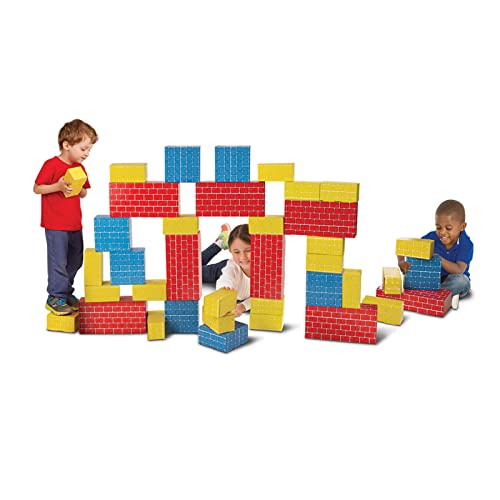 Melissa & Doug Jumbo Extra-Thick Cardboard Building Blocks - 40 Blocks In 3 Sizes #TOP1