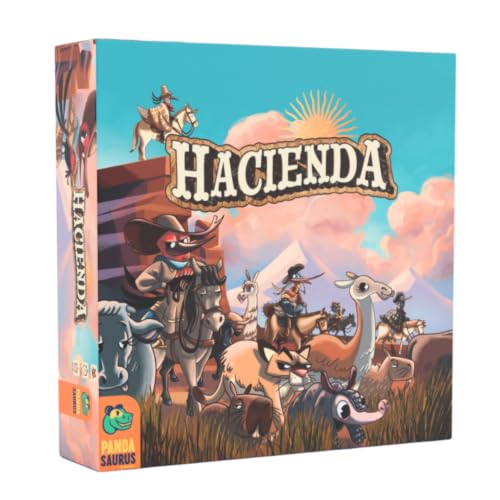 Hacienda - Eco-Tourism Strategy Game, Wildlife Re-Wilding & Tile Placement Adventure, Fun for Family & Adults, Ages 13+, 2-5 Players, 45-60 Minute Playtime