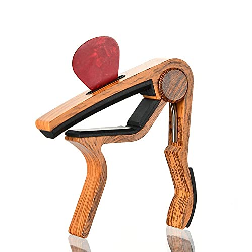 EURYTKS Accordeur de Guitare Capo de Guitare en Alliage d’aluminium 1PCS, avec Porte-médiator Capo de Guitare, pour… - Les Beatles, Paul McCartney, John Lennon, RIngo Starr, George Harrison EURYTKS Accordeur de Guitare Capo de Guitare en Alliage d'aluminium 1PCS, avec Porte-médiator Capo de Guitare, pour…