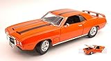 Peso/Weight: 1.2 Lucky Die Cast LDC92368OR Pontiac Firebird Trans AM 1969 ORANGE 1:18 DIE CAST kompatibel mit