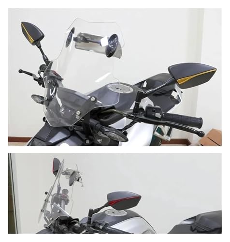 Espejo retrovisor lateral para moto BMW R1200GS con cristal convexo 3