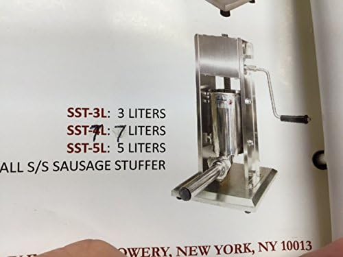 L&J SST-5L Stainless Steel Vertical Sausage Stuffer