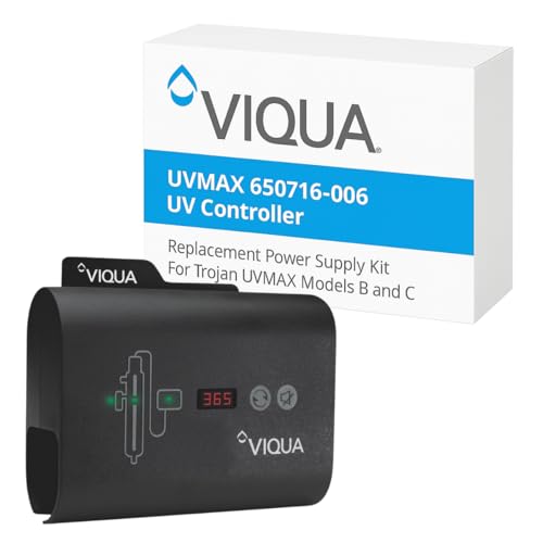 VIQUA UVMAX 650716-006 UV Controller – Replacement Power Supply Kit for Trojan UVMAX Models B & C (1994–2000) – OEM Ballast with Lamp Harness & Reminder Alerts – Power Cord Sold Separately