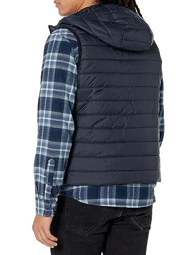 Image of HUGO Men's Hooded Lightweight Puffer Vest