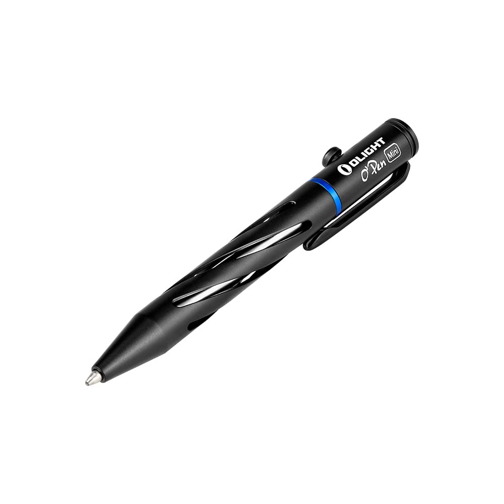 OLIGHT OPEN Mini Bolígrafo Tinta Negra Perfecto para la Oficina el Hogar o la Escuela (Negro)