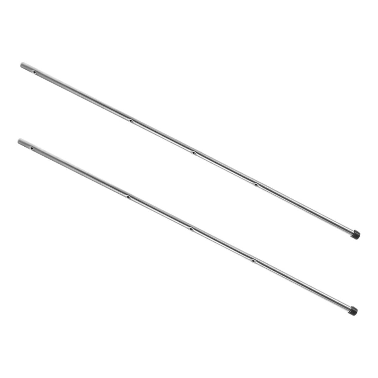BCOATH 2pcs Foosball Table Rods Replacement: Poles with Safety Caps - Replaceable Soccer Machine Poles - Foosball Machine Parts