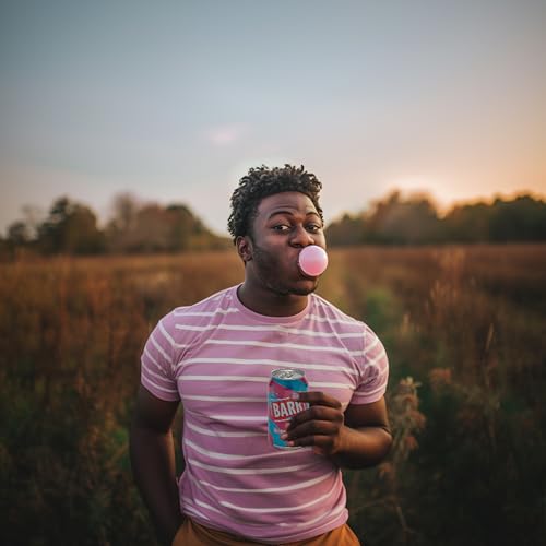 Barr Since 1875, 24 Pack Blue Bubblegum Zero No Sugar Flavoured Fizzy Drink "Fizzingly Fun" - 24 X 330Ml Cans - 5