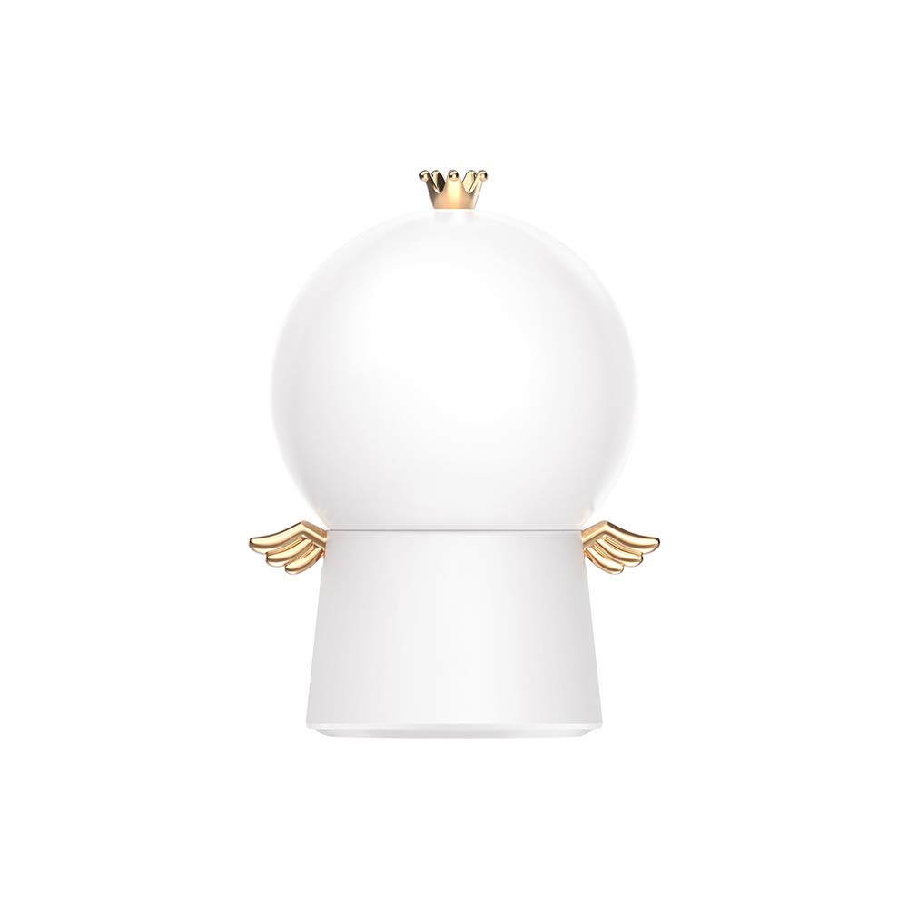 BAIAA Night Light Guardian Angel Music Light Planet Dream Projection LED Rotating Music Night Light Suitable for Bedroom (Angel White)