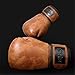 Guantoni da Boxe da Donna, Guantoni da Boxe Vintage in Pelle Bovina per Sacchi da Boxe, Muay Thai, Kickboxing, Sparring, Sacchi di Sabbia, Allenamento Fitness, Guanti per Arti Marziali,Marrone
