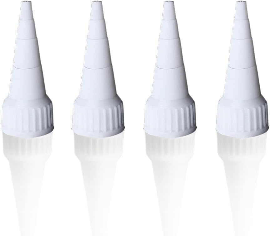 Snip Tip Applicator Tips Cap for E6000 Craft Glue 3.7 Ounce Adhesive Tubes (4 pc)