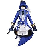 NSPSTT Genshin Impact Furina Cosplay Focalors Costume Genshin Cosplay Full Set, XX-Large