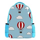 Zaino per bambini blu palla, borsa per scuola primaria per...