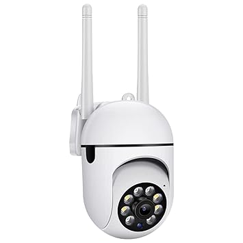 PKST Full HD Wi-fi Wireless IP CCTV Security Night Vision Light Vision, Indoor Remote Bulb Shape PTZ Camera 1080P 360 degree V380 APP& Auto Tracking Two Way Audio Communication Watch Live Streaming Smart Motion Detection and Alarm(1 YEAR WARRANTY) (Small PTZ)