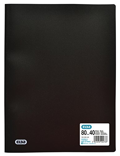 Elba 100206242 - Carpeta de fundas fijas, plástico opaco flexible
