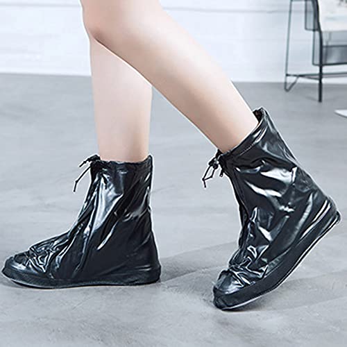 Cover Waterproof Anti-Slip Boot Rain Shoe Shoes Covers Zipper Shoes High-Top Rain Gear #TOP4
