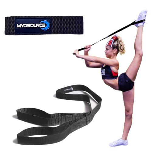 Myosource Kinetic Bands Cheerleading Stunt Strap, Black