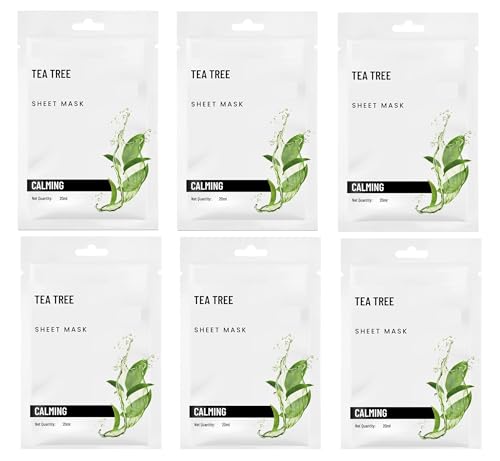 Image of Tea Tree Facial Serum Sheet Mask (Pack Of 6)