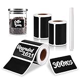 【Wide range of uses】Paket mit 150 Tafeletiketten für Einmachgläser, Gelee, Gewürze, Marmelade, Kräuter, Süßigkeiten, Kekse Flaschen, Kanister, Schränke, Scrapbooking, Ordner, Hochzeitsdekorationen, großartige Kunst- und Kunsthandwerkstätigkeiten für Kinder und mehr. Größe: 60 * 40mm.