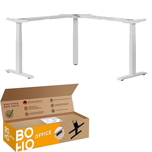 boho office® Höhenverstellbarer Schreibtisch Gestell - Elektrisch...