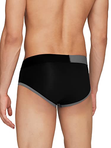 XYXX Men's Underwear Dualist IntelliSoft Modal Brief Pack of 3
