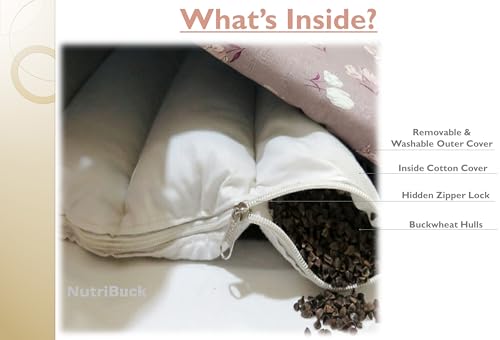 Image of Meditation | Yoga | Cushion | (Zabuton Mat) | Filled with Buckwheat Hulls |
