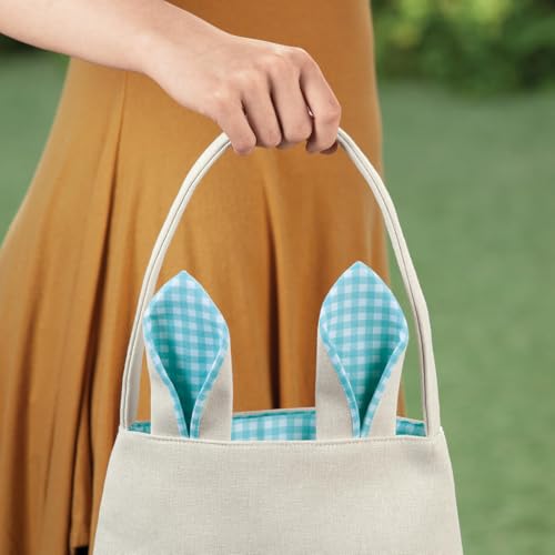 Fox Valley Traders Bunny Bag with Blue Gingham3