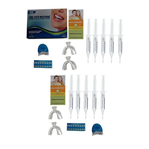 At Home Professional Teeth Whitening Kit 44 Carbamide Peroxide with 10 Large Syringes of Made