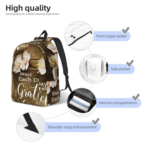 Sac à dos décontracté pour adulte imprimé avec compartiment pc portable - 5