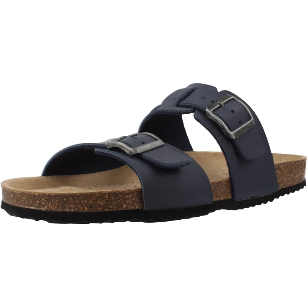 Geox Men's U SANDAL GHITA B Slide, Navy, 7 UK