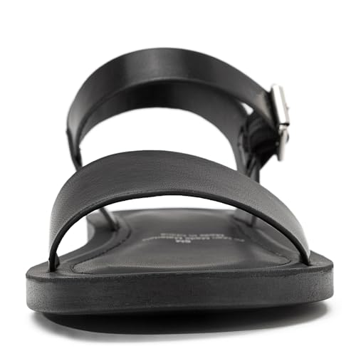 Women's Cute Open Toes One Band Ankle Strap Flexible Summer Flat Sandals With + Memory Foam3